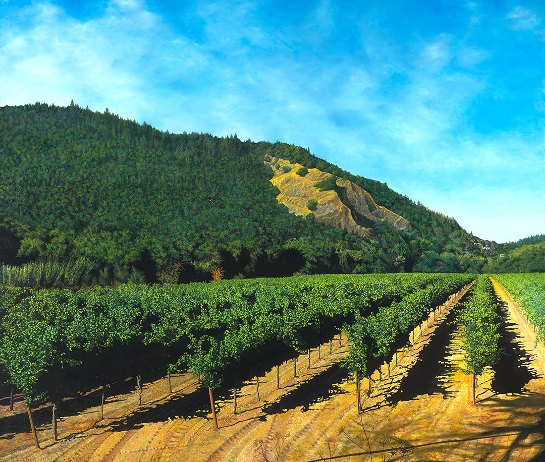 How I Paint the Light of Late Afternoon in Alexander Valley