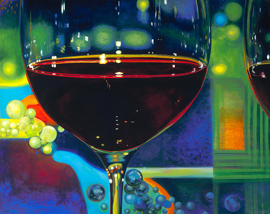 The Making of Sommelier's Dream — From Sketch to Canvas